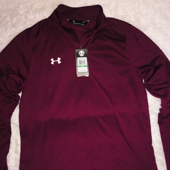 Under Armour Other - Under Armour Burgundy Wine 1/4 Zip   Long Sleeve L